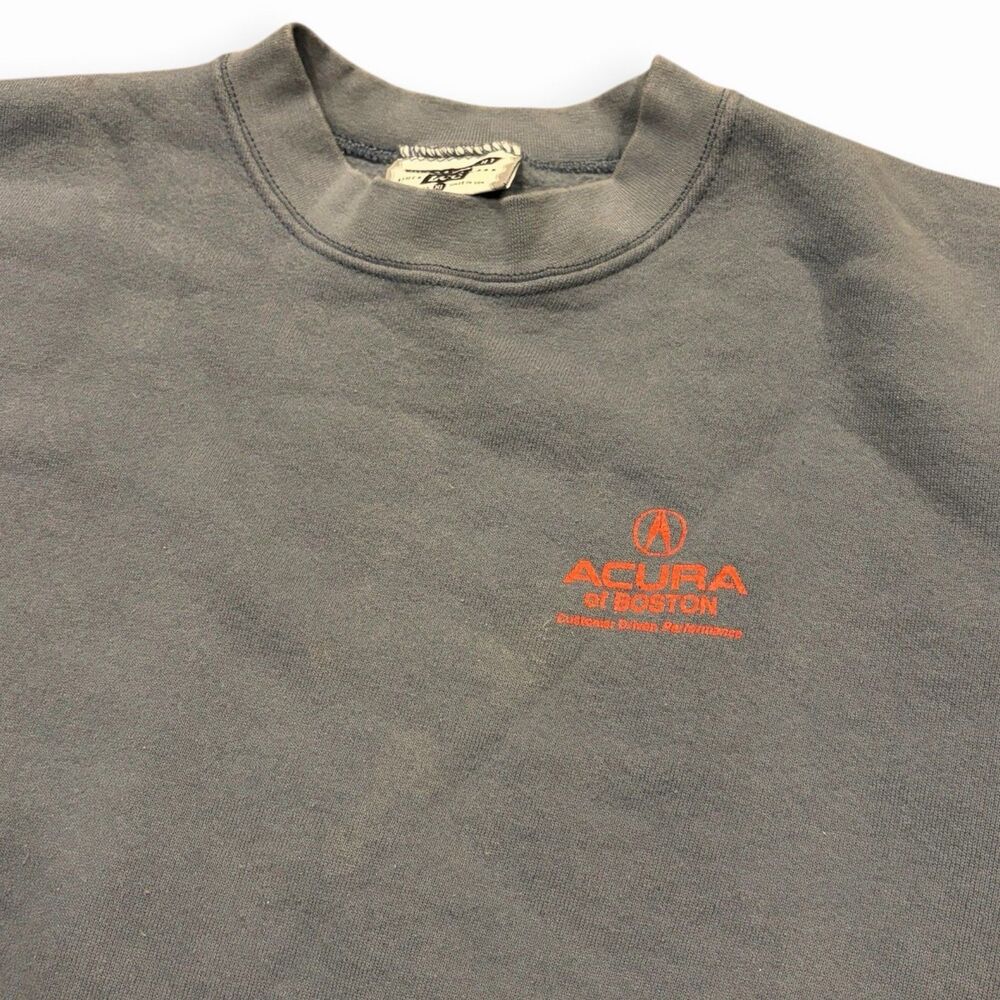 Vintage Acura Boston Car Dealership Crewneck Sweatshirt Lee Ultraweight size XL